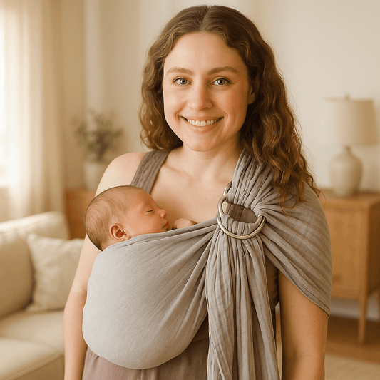 bebe dort dans echarpe portage sling