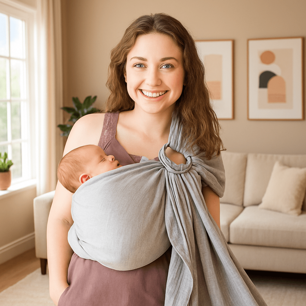 Echarpe de portage sling - Mon voyage bébé