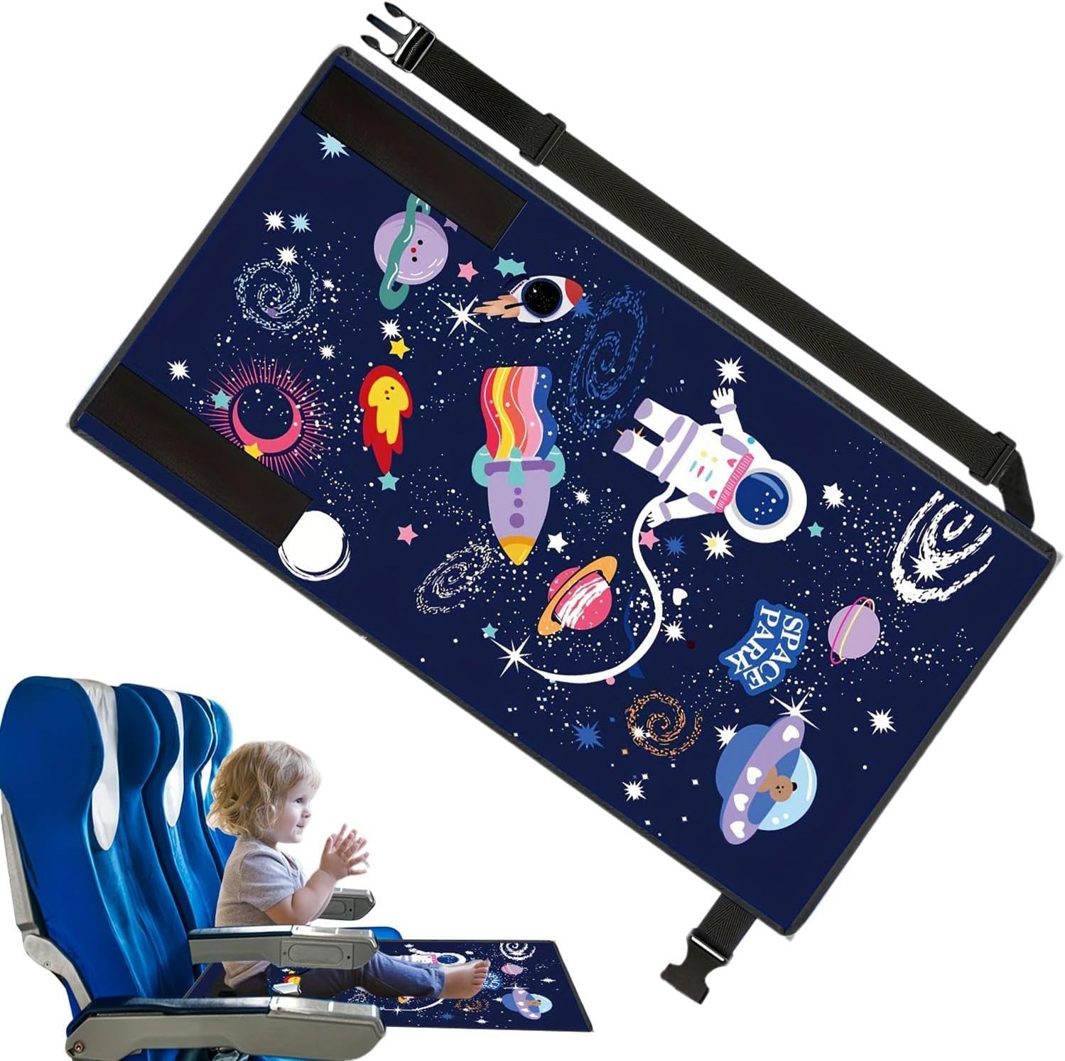 Lit Bebe Avion - FlyEase™ - Bleu - Mon voyage bébé