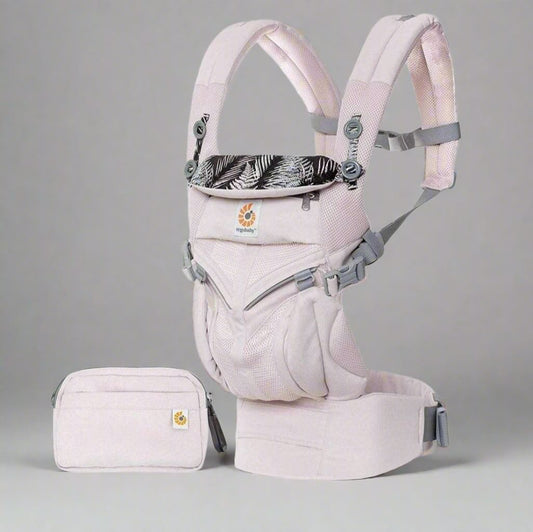 Porte Bébé - BreathBabyBag™ - Rose Maille - Mon voyage bébé