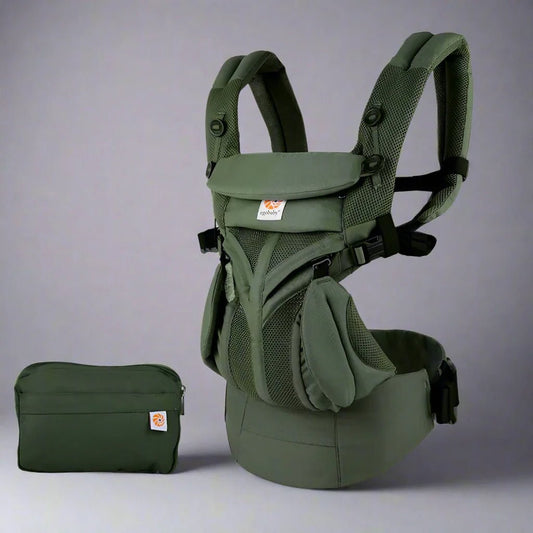 Porte Bébé - BreathBabyBag™ - Vert Olive - Mon voyage bébé
